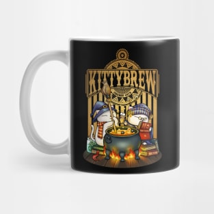 Halloween Witch Cats Kitty Brew Mug